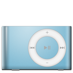 iPod Shuffle Baby Blue Icon 256x256 png